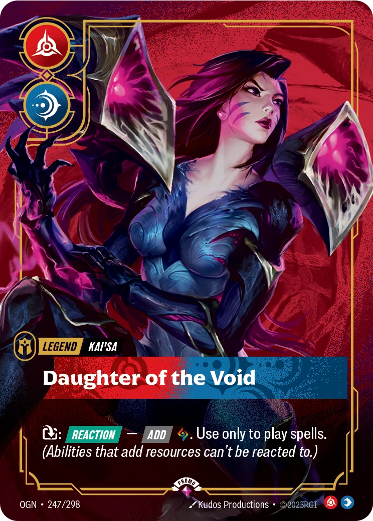 Kai'Sa - Daughter of the Void (Riftbound Organized Play Promotional Cards #247)