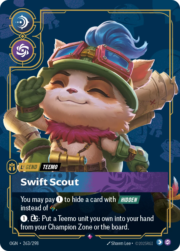 Teemo - Swift Scout (Riftbound Organized Play Promotional Cards #263)
