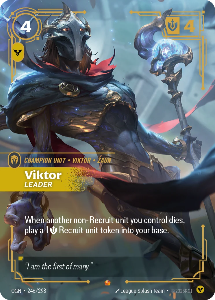 Viktor - Leader (Riftbound Promotional Cards #246)