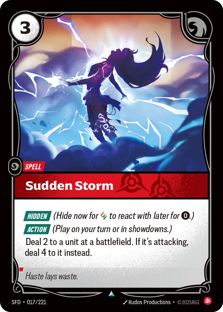 Sudden Storm (Spiritforged #17)