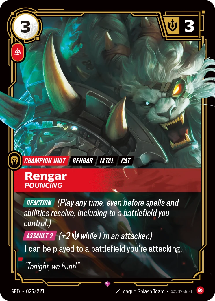 Rengar - Pouncing (Spiritforged #25)