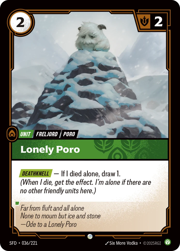 Lonely Poro (Spiritforged #36)