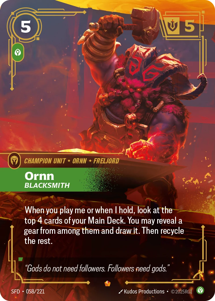 Ornn - Blacksmith (Spiritforged #58)