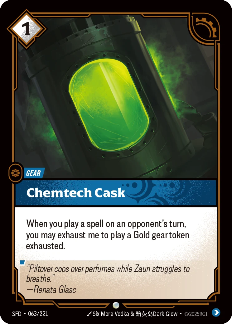 Chemtech Cask (Spiritforged #63)
