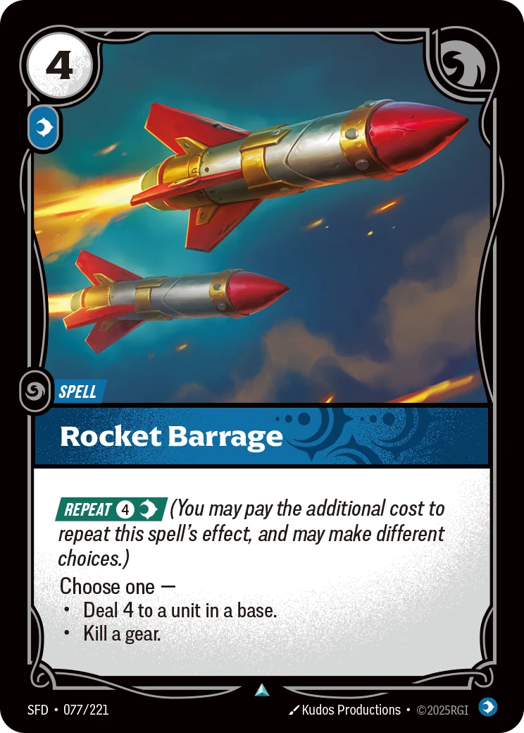 Rocket Barrage (Spiritforged #77)