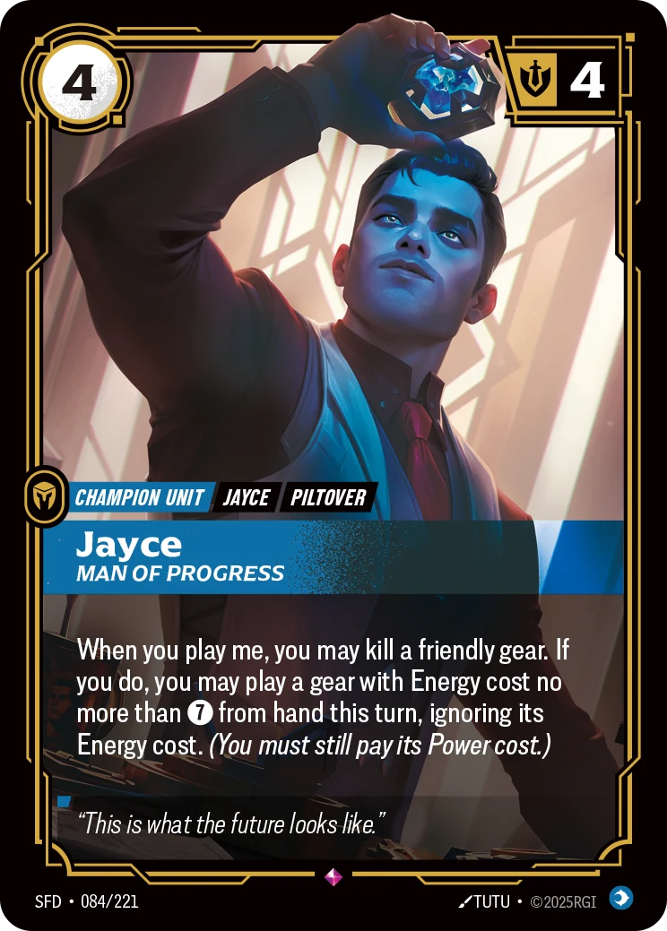 Jayce - Man of Progress (Spiritforged #84)