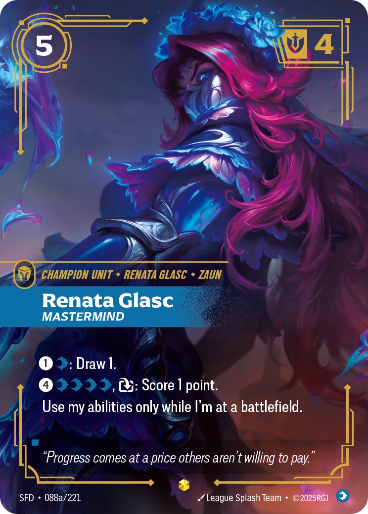 Renata Glasc - Mastermind (Alternate Art) (Spiritforged #88)