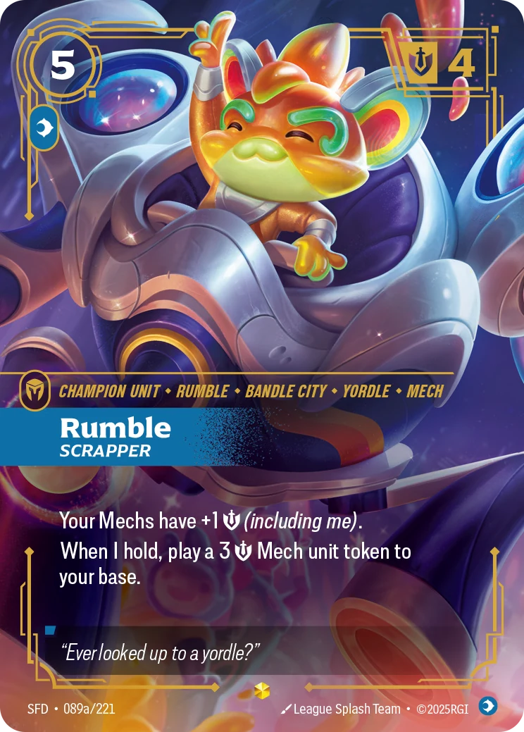 Rumble - Scrapper (Alternate Art) (Spiritforged #89)