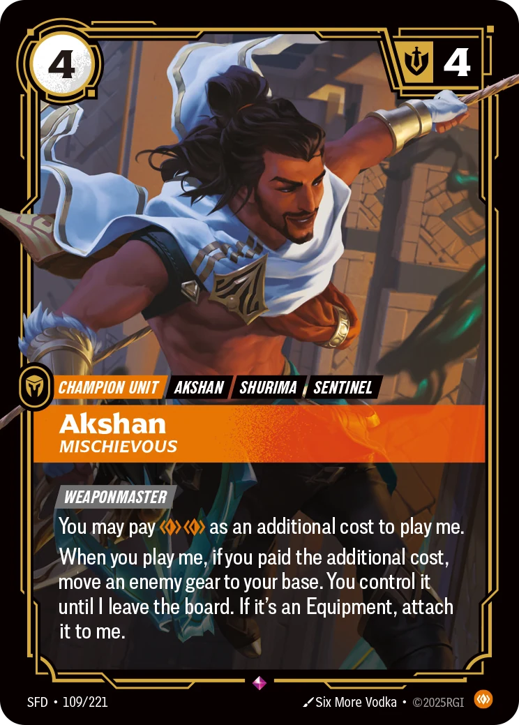 Akshan - Mischievous (Spiritforged #109)