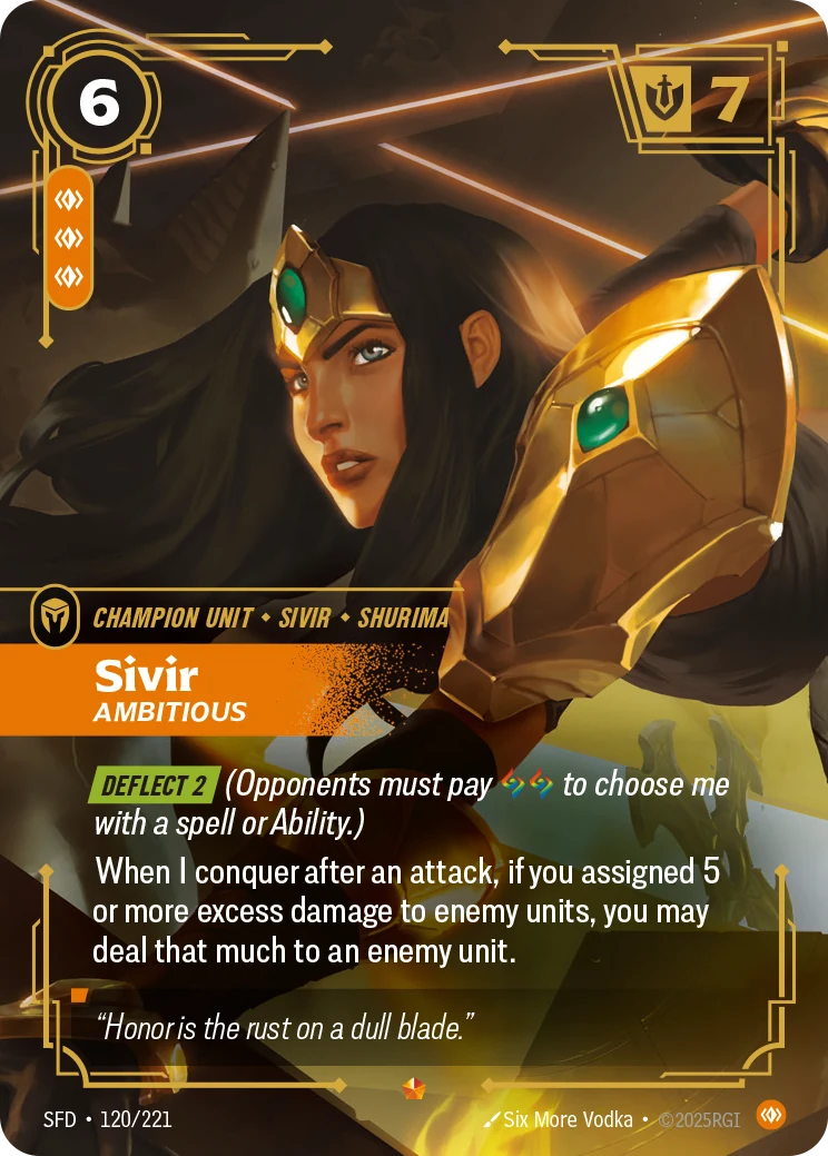 Sivir - Ambitious (Spiritforged #120)