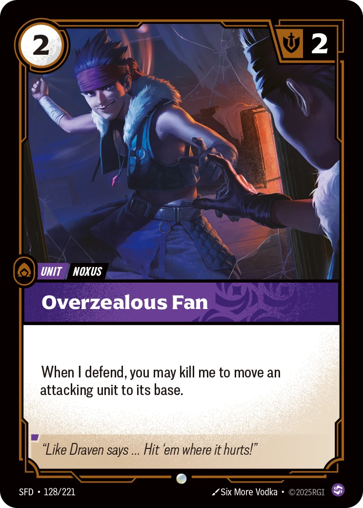 Overzealous Fan (Spiritforged #128)