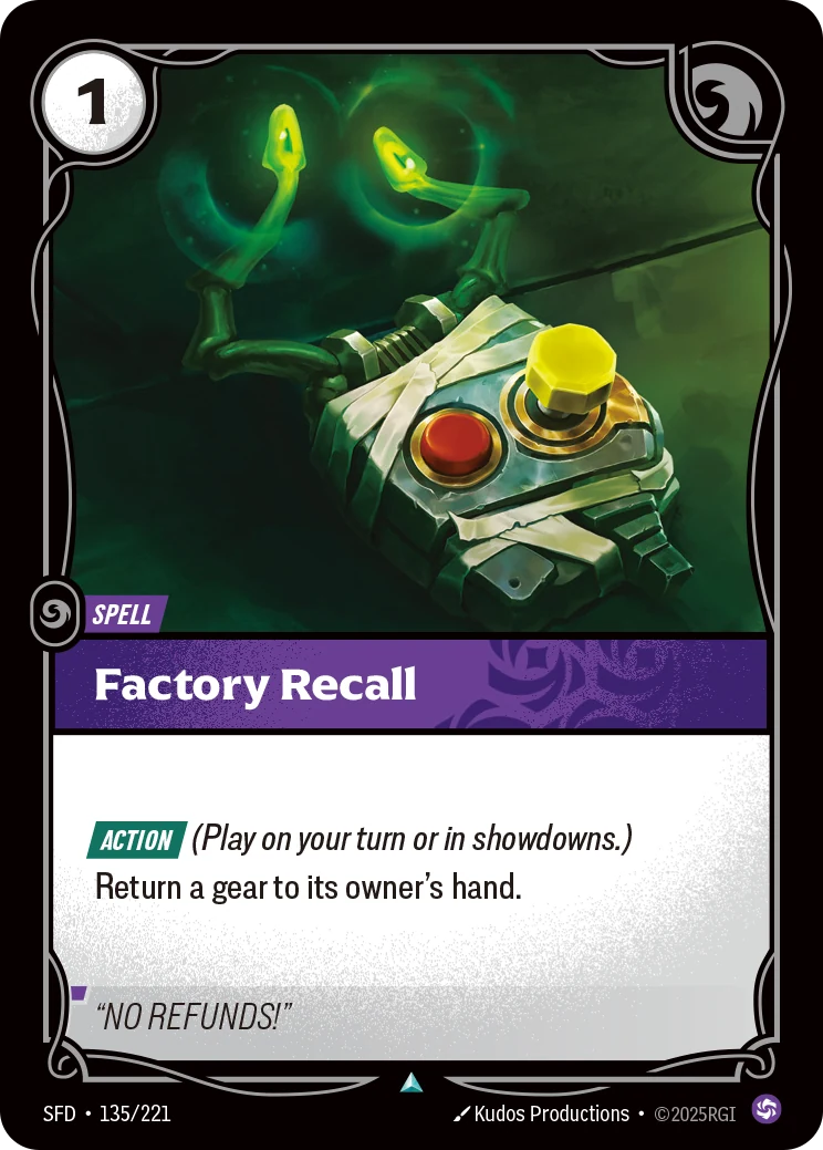 Factory Recall (Spiritforged #135)