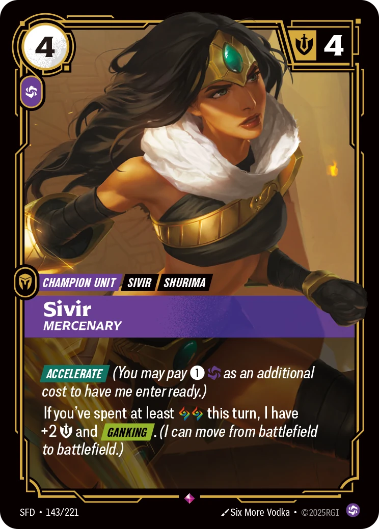 Sivir - Mercenary (Spiritforged #143)