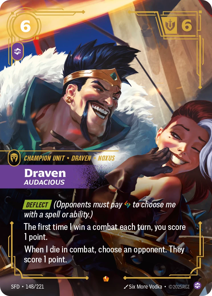 Draven - Audacious (Spiritforged #148)