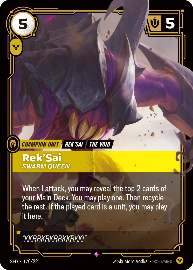 Rek'Sai - Swarm Queen (Spiritforged #170)