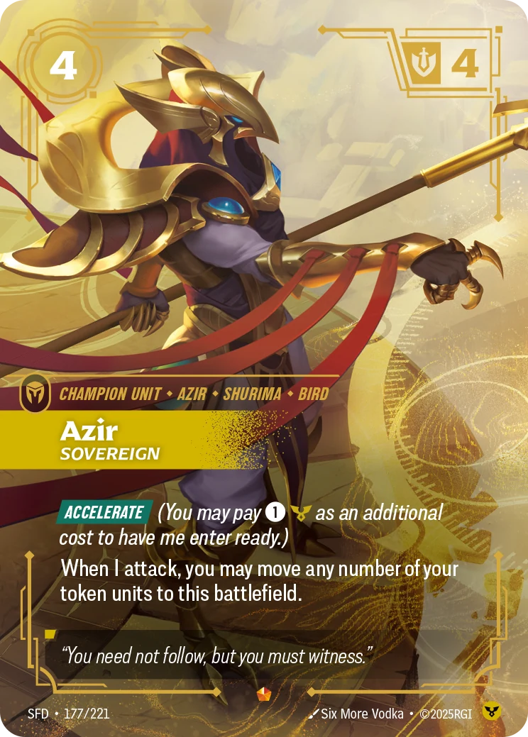 Azir - Sovereign (Spiritforged #177)
