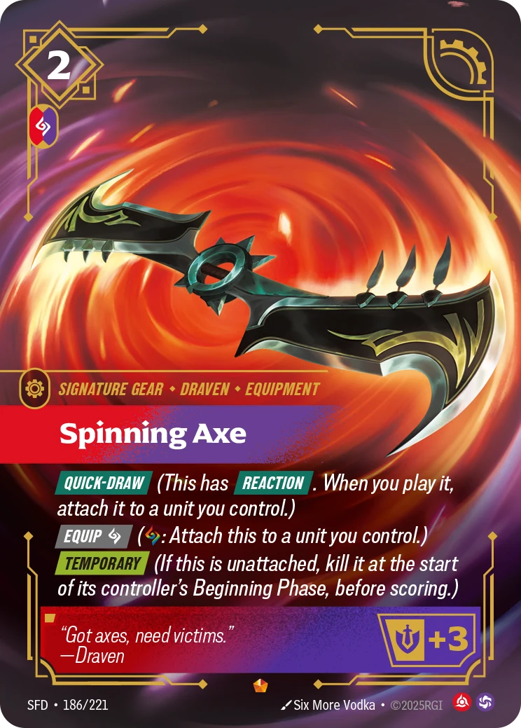 Spinning Axe (Spiritforged #186)