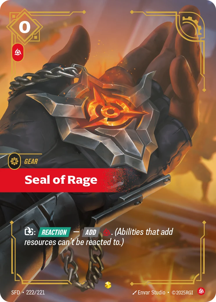 Seal of Rage (Overnumbered) (Spiritforged #222)