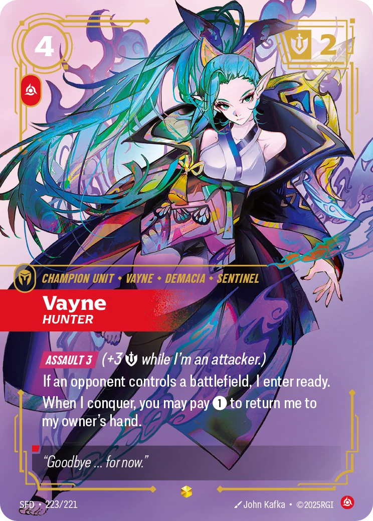 Vayne - Hunter (Overnumbered) (Spiritforged #223)