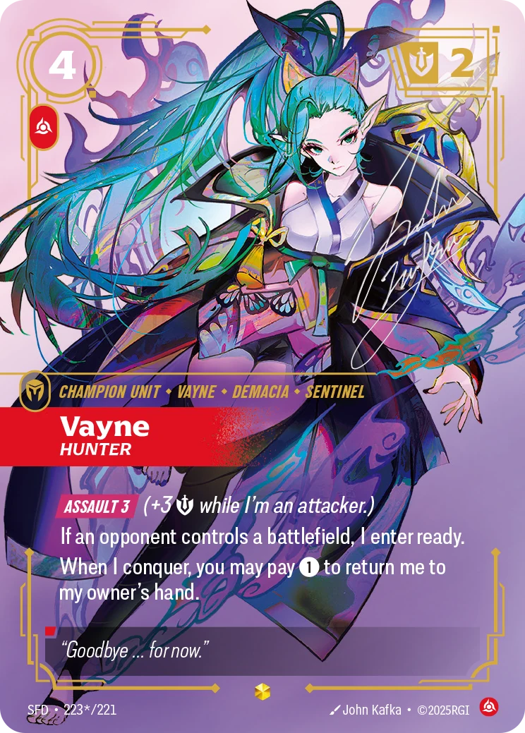 Vayne - Hunter (Signature) (Spiritforged #223)