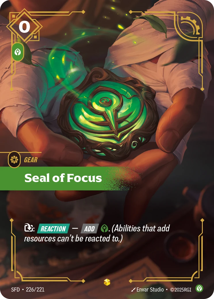 Seal of Focus (Overnumbered) (Spiritforged #226)