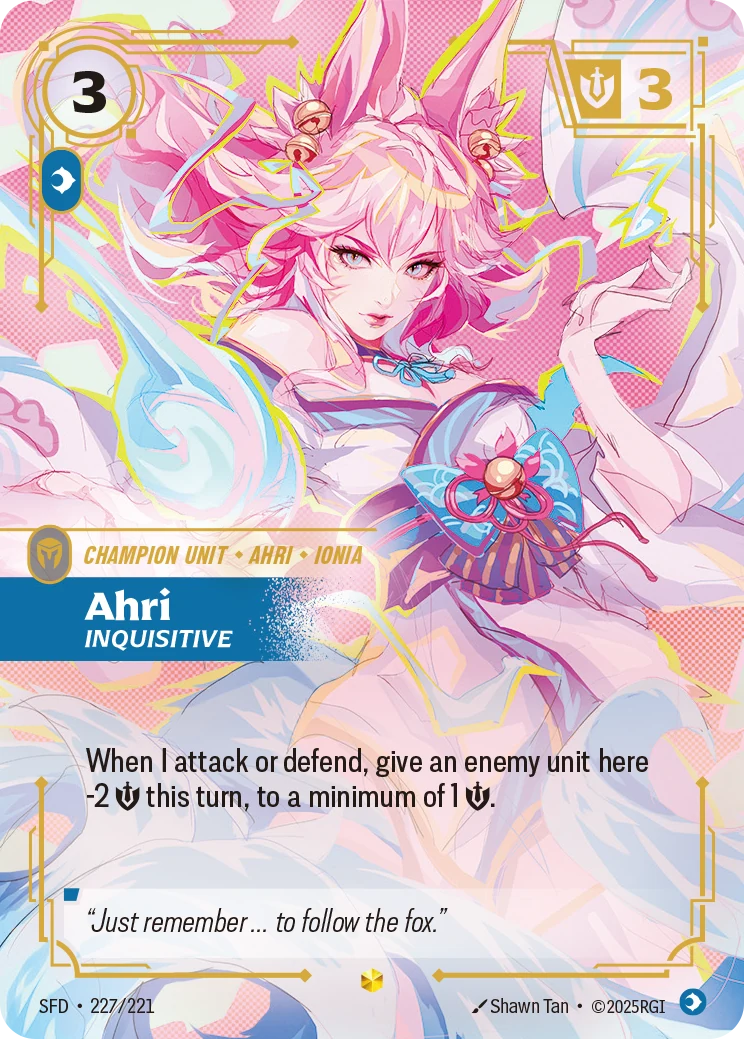 Ahri - Inquisitive (Overnumbered) (Spiritforged #227)