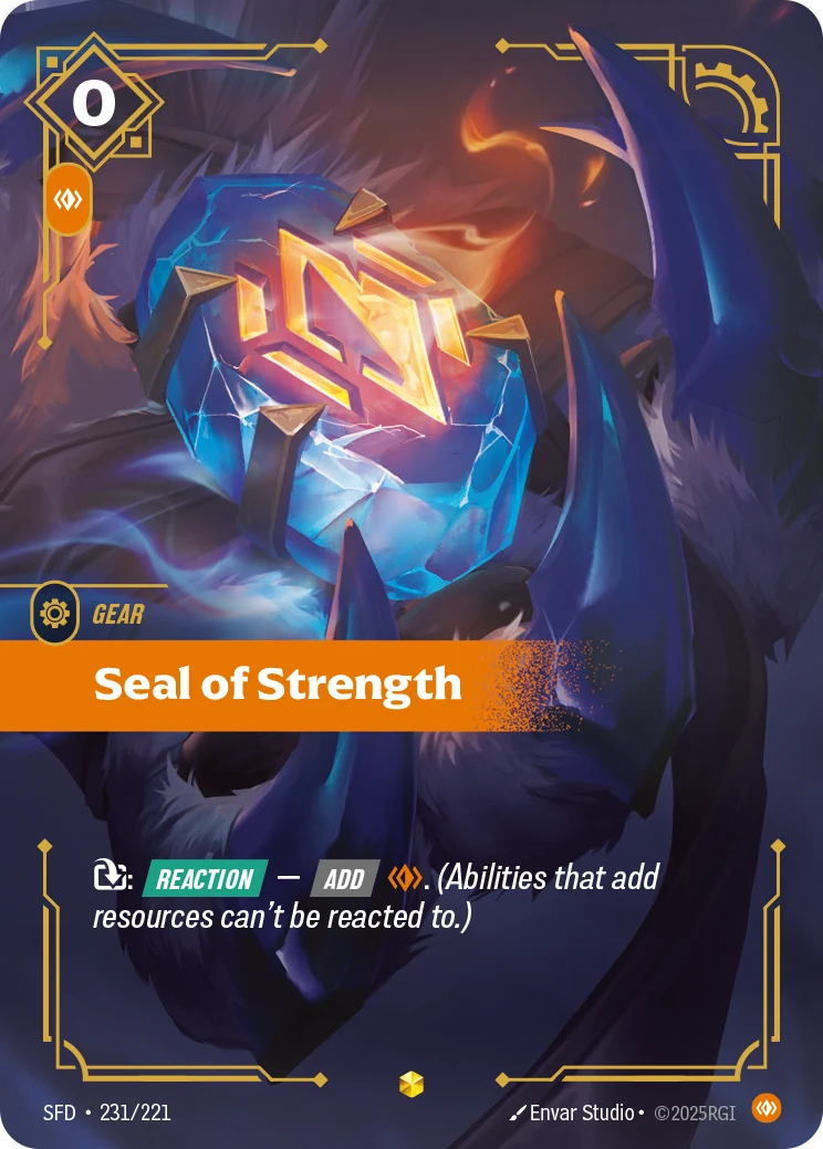 Seal of Strength (Overnumbered) (Spiritforged #231)