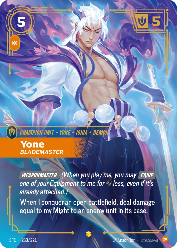 Yone - Blademaster (Overnumbered) (Spiritforged #233)