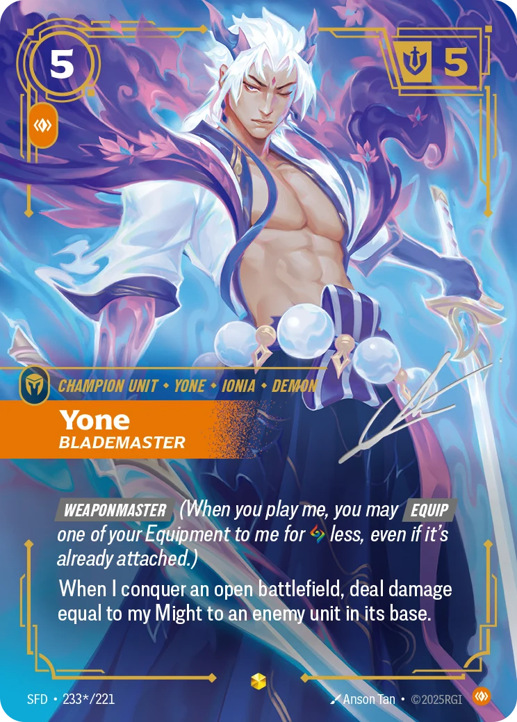 Yone - Blademaster (Signature) (Spiritforged #233)