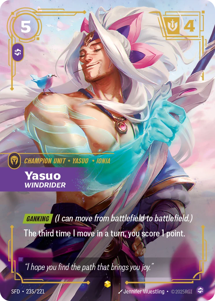 Yasuo - Windrider (Overnumbered) (Spiritforged #235)
