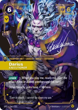 Darius - Executioner (Signature) (Spiritforged #236)