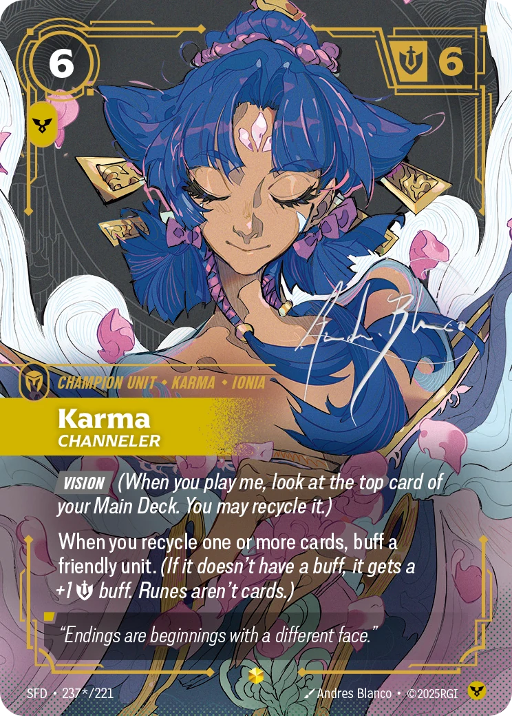 Karma - Channeler (Signature) (Spiritforged #237)