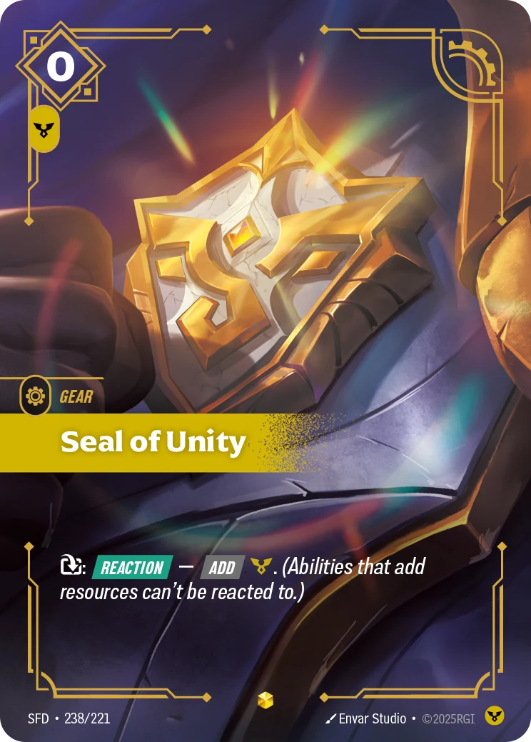 Seal of Unity (Overnumbered) (Spiritforged #238)