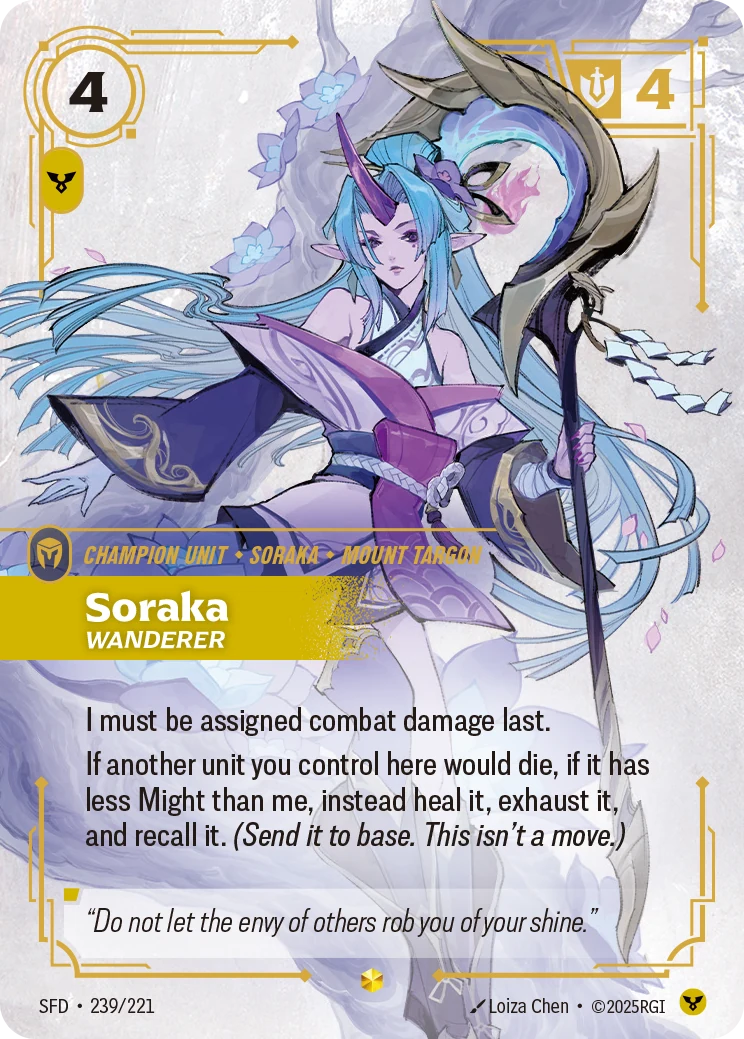 Soraka - Wanderer (Overnumbered) (Spiritforged #239)