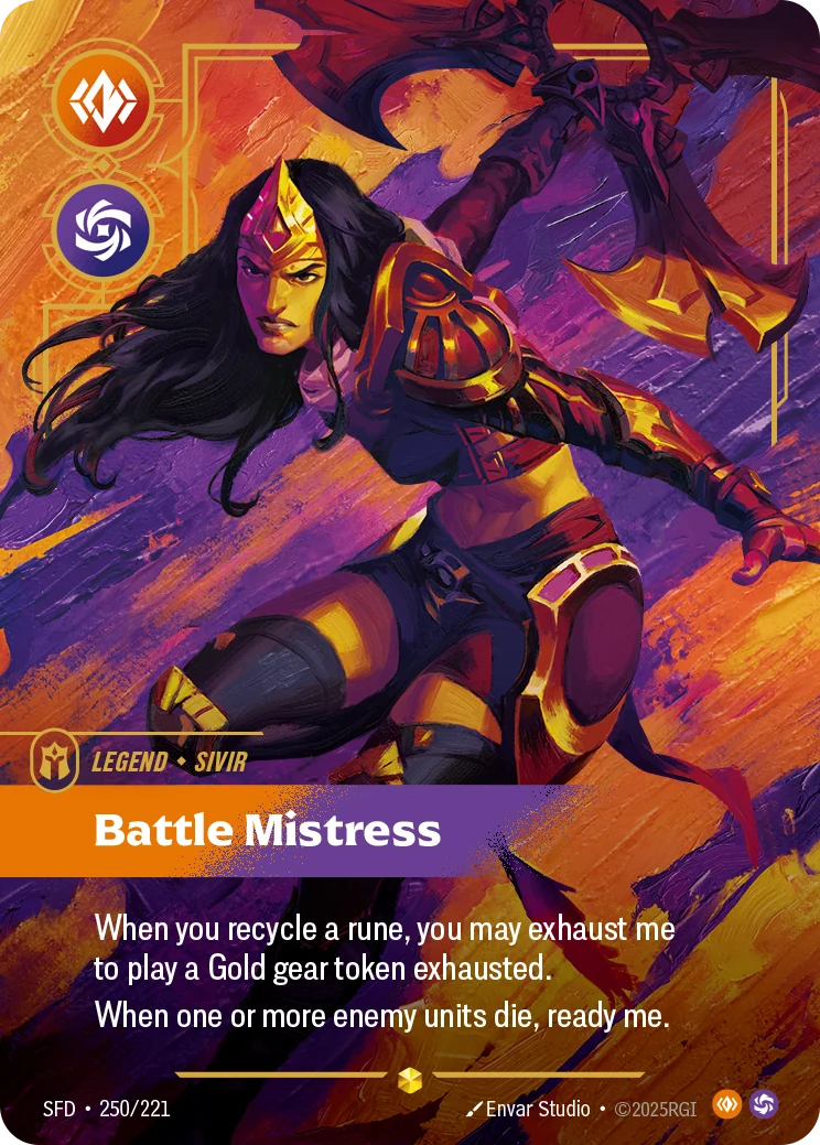 Sivir - Battle Mistress (Overnumbered) (Spiritforged #250)