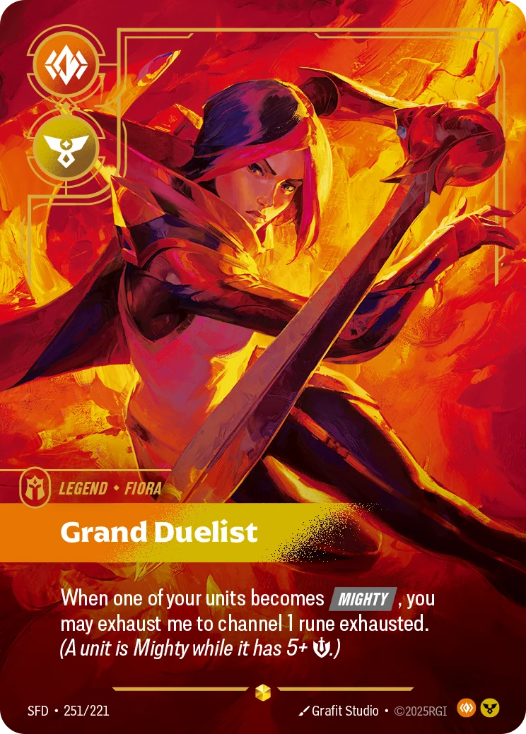 Fiora - Grand Duelist (Overnumbered) (Spiritforged #251)