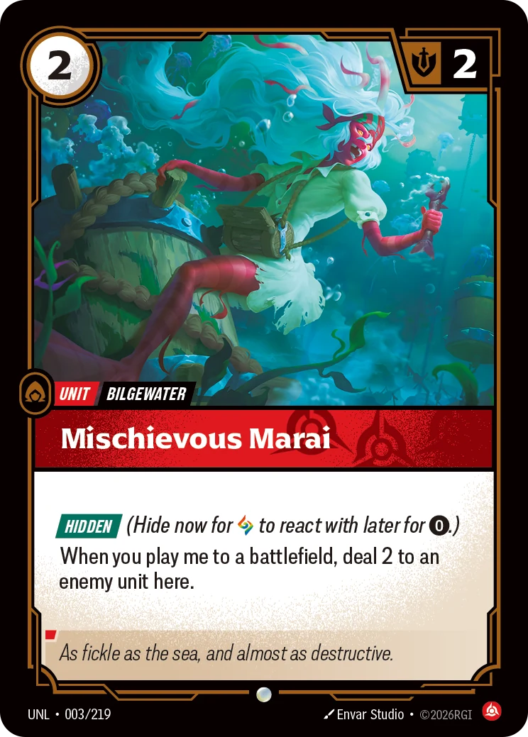Mischievous Marai — Unleashed #3 (Riftbound card)