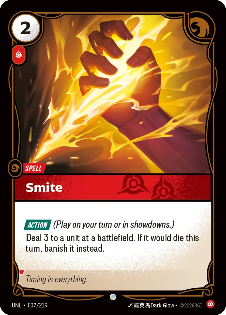 Smite — Unleashed #7 (Riftbound card)