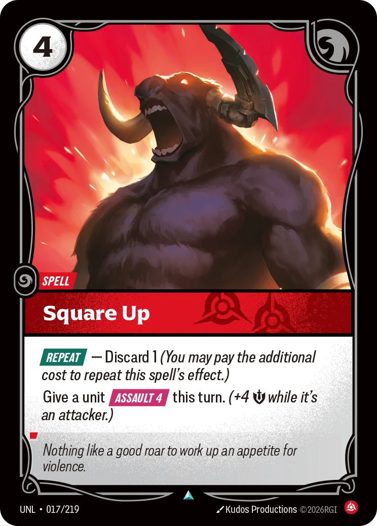 Square Up — Unleashed #17 (Riftbound card)