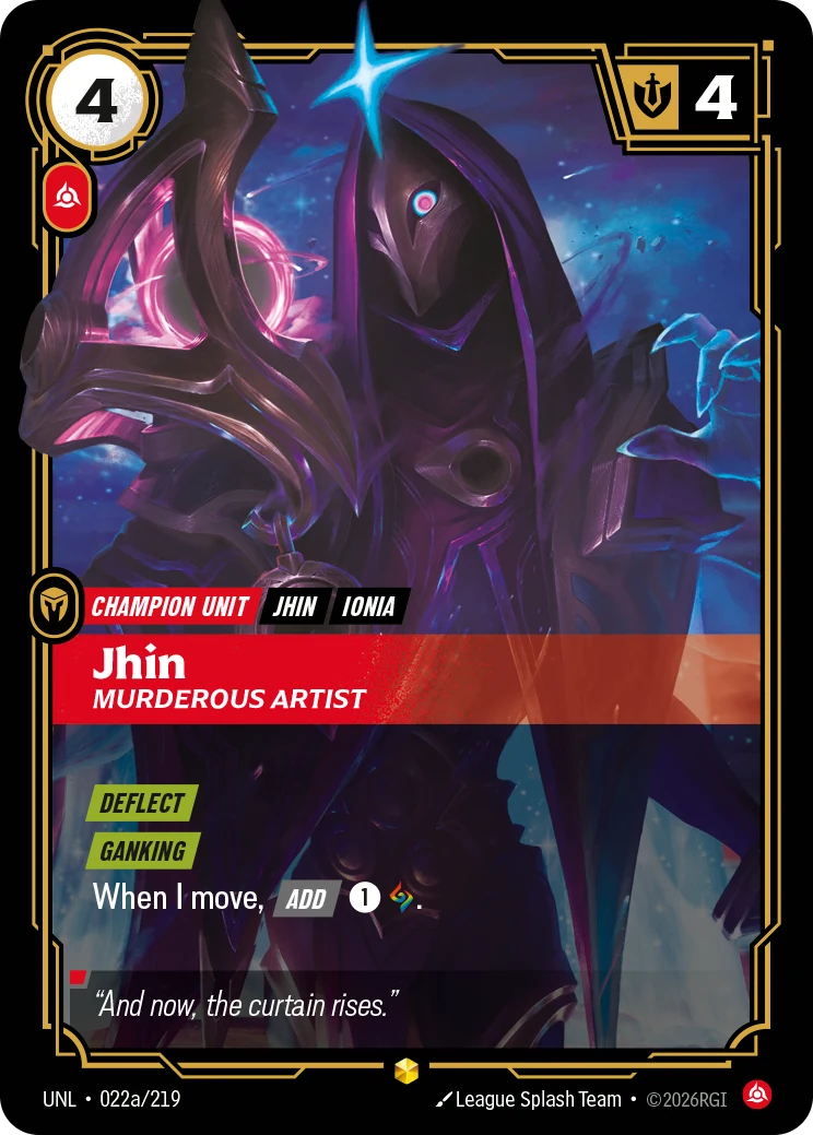 Jhin - Murderous Artist (Alternate Art) (Unleashed #22)