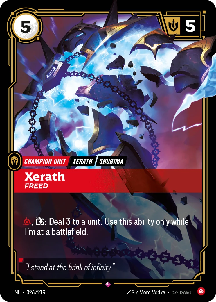 Xerath - Freed (Unleashed #26)
