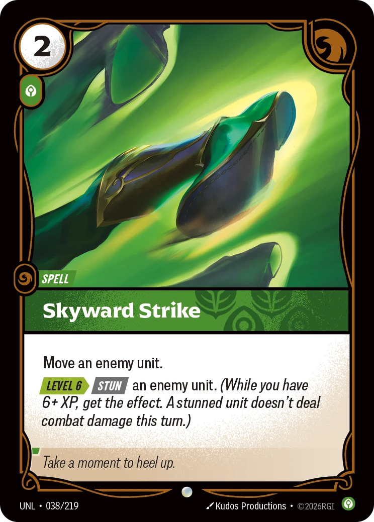 Skyward Strike — Unleashed #38 (Riftbound card)
