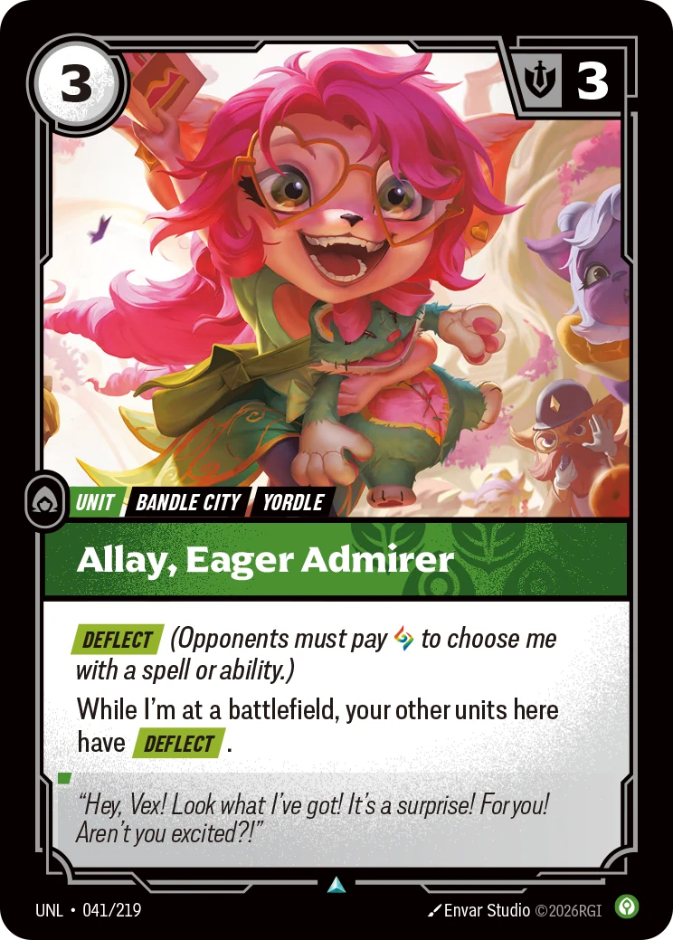 Allay, Eager Admirer — Unleashed #41 (Riftbound card)