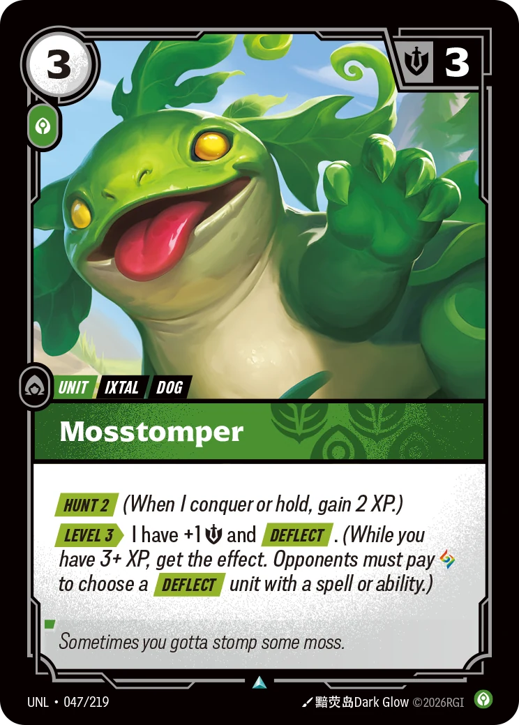 Mosstomper — Unleashed #47 (Riftbound card)