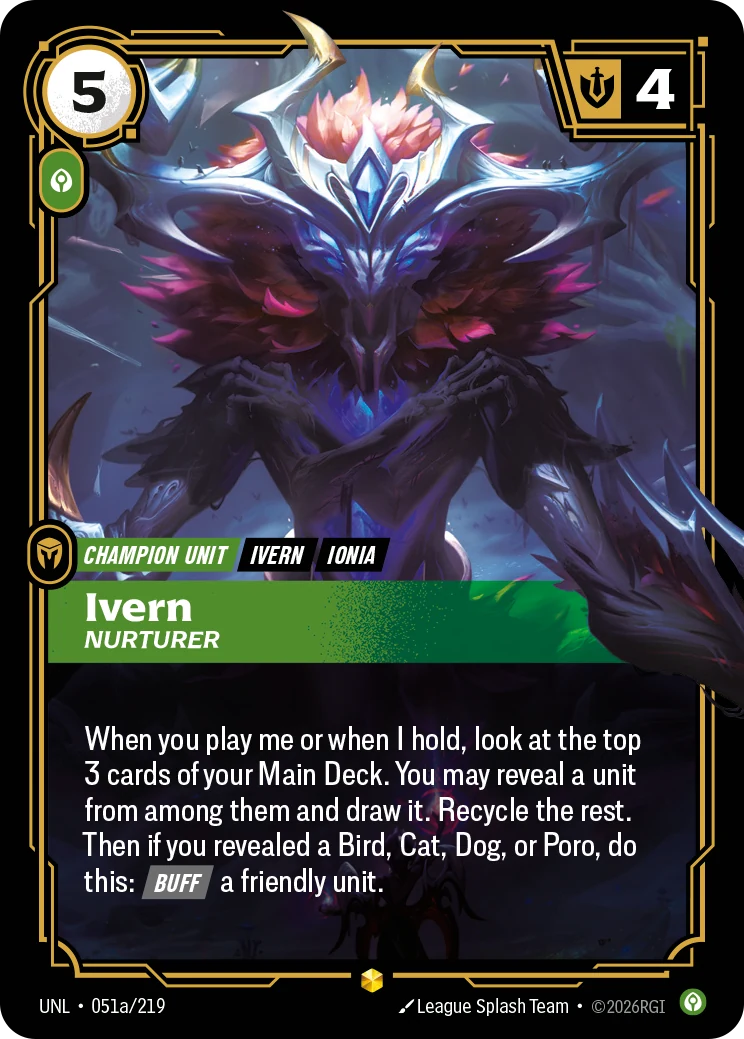 Ivern - Nurturer (Alternate Art) (Unleashed #51)