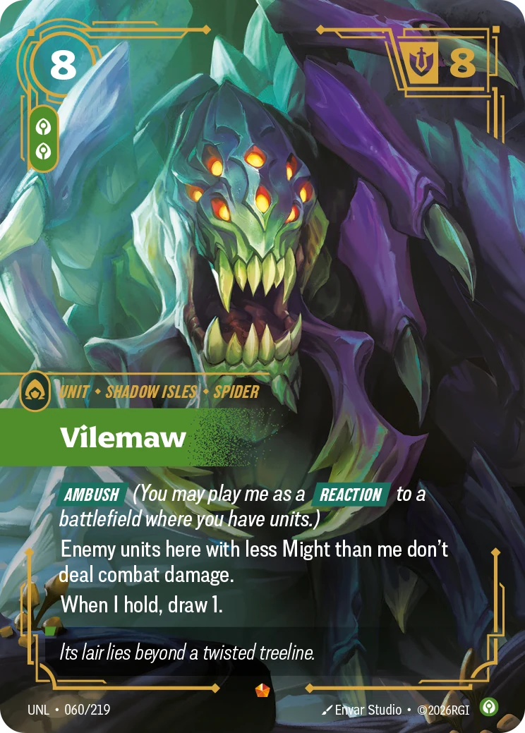 Vilemaw — Unleashed #60 (Riftbound card)