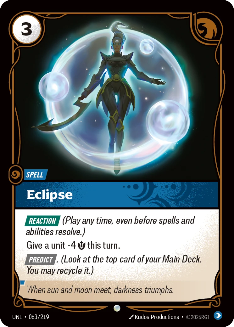 Eclipse — Unleashed #63 (Riftbound card)
