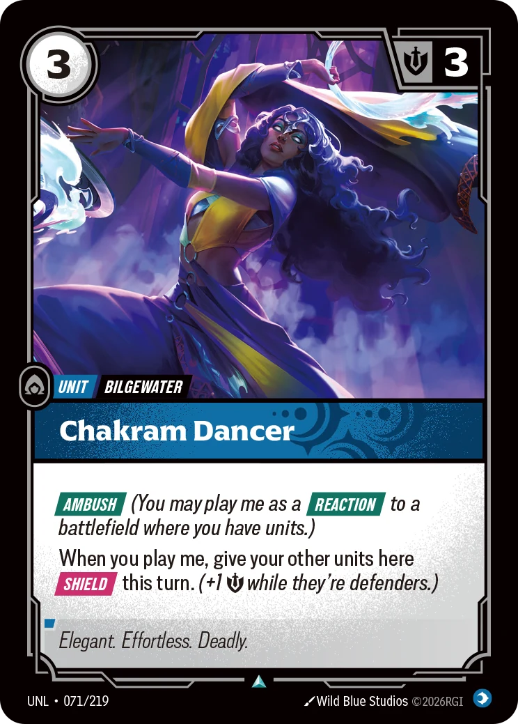 Chakram Dancer — Unleashed #71 (Riftbound card)