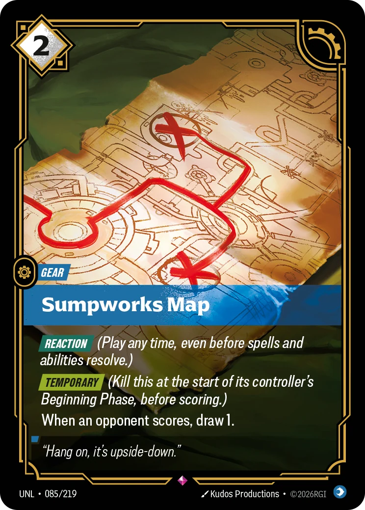 Sumpworks Map — Unleashed #85 (Riftbound card)