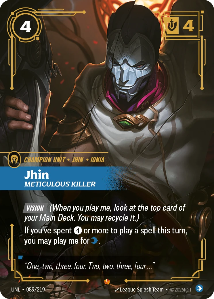 Jhin - Meticulous Killer (Unleashed #89)